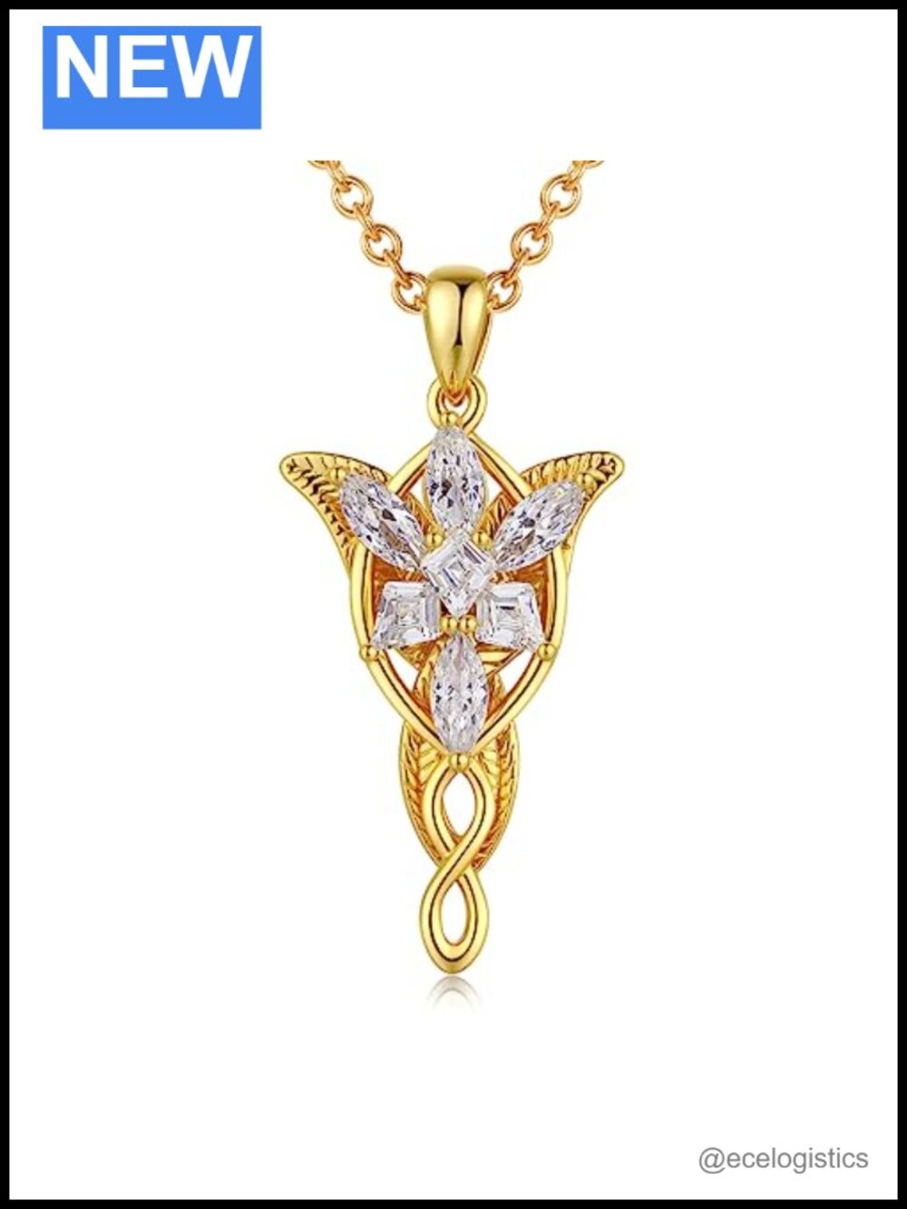 925 Sterling Silver Cross Necklace Infinity Pendant